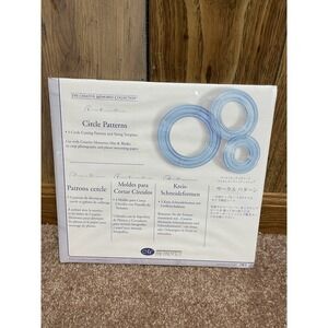 NEW Creative Memories custom cutting system 3 Circle Pattern & Sizing Template